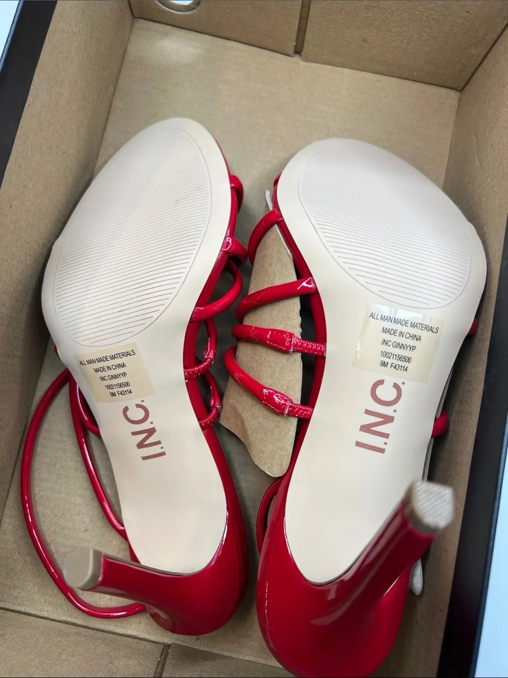 I.N.C. International Concepts Women's Ginny Strappy Stiletto Sandals Size 9M